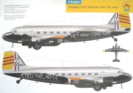 IPMS/USA Decal Review: PT Decal C-47A The Voice