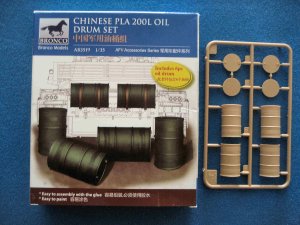 Unbekannt Bronco Models ab3519   Modélisme Accessoires Chinese Pla 200 L Oil Drum Set 