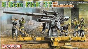 FREE SHIPPING !!!! Details about   1 35 Dragon German 88mm FlaK 37 w Gun Mount