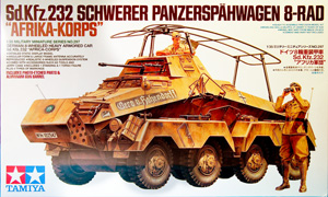 Fu 8-rad Tamiya 35297 1/35 Model Kit German Sd.Kfz.232 Schwerer Panzerspähwagen