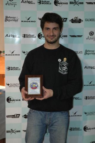 Mr Santiago Ezcurra with Award