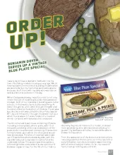 Order Up! Serving Up a Vintage Life-Like Blue Plate Special