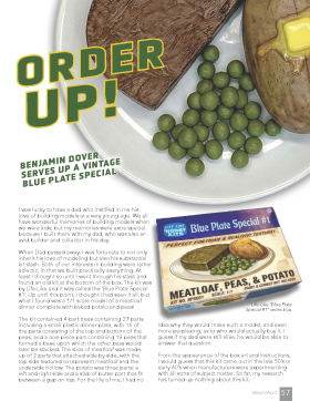 Order Up! Serving Up a Vintage Life-Like Blue Plate Special